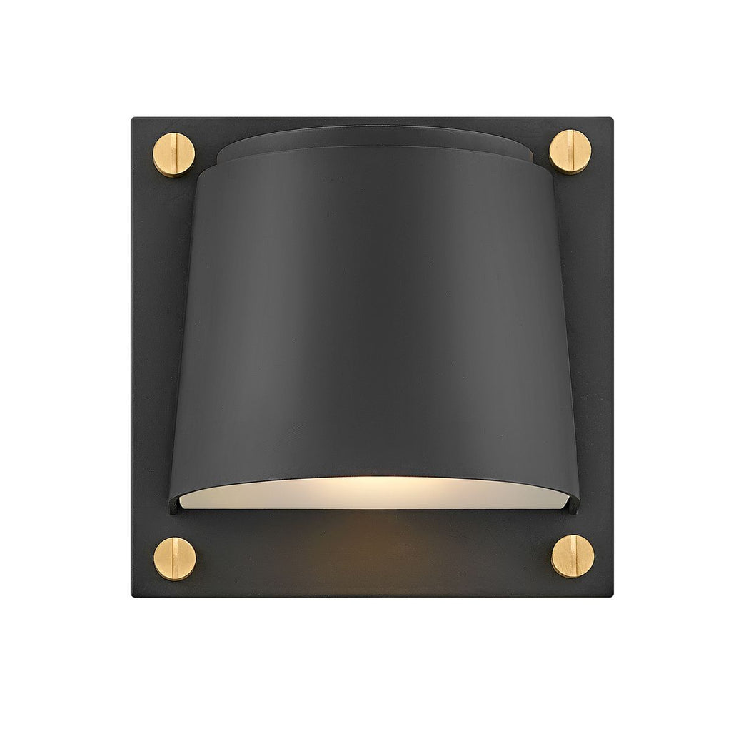 Hinkley Scout Outdoor Small Wall Light in Black