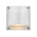 Hinkley Scout Outdoor Small Wall Light in Satin White