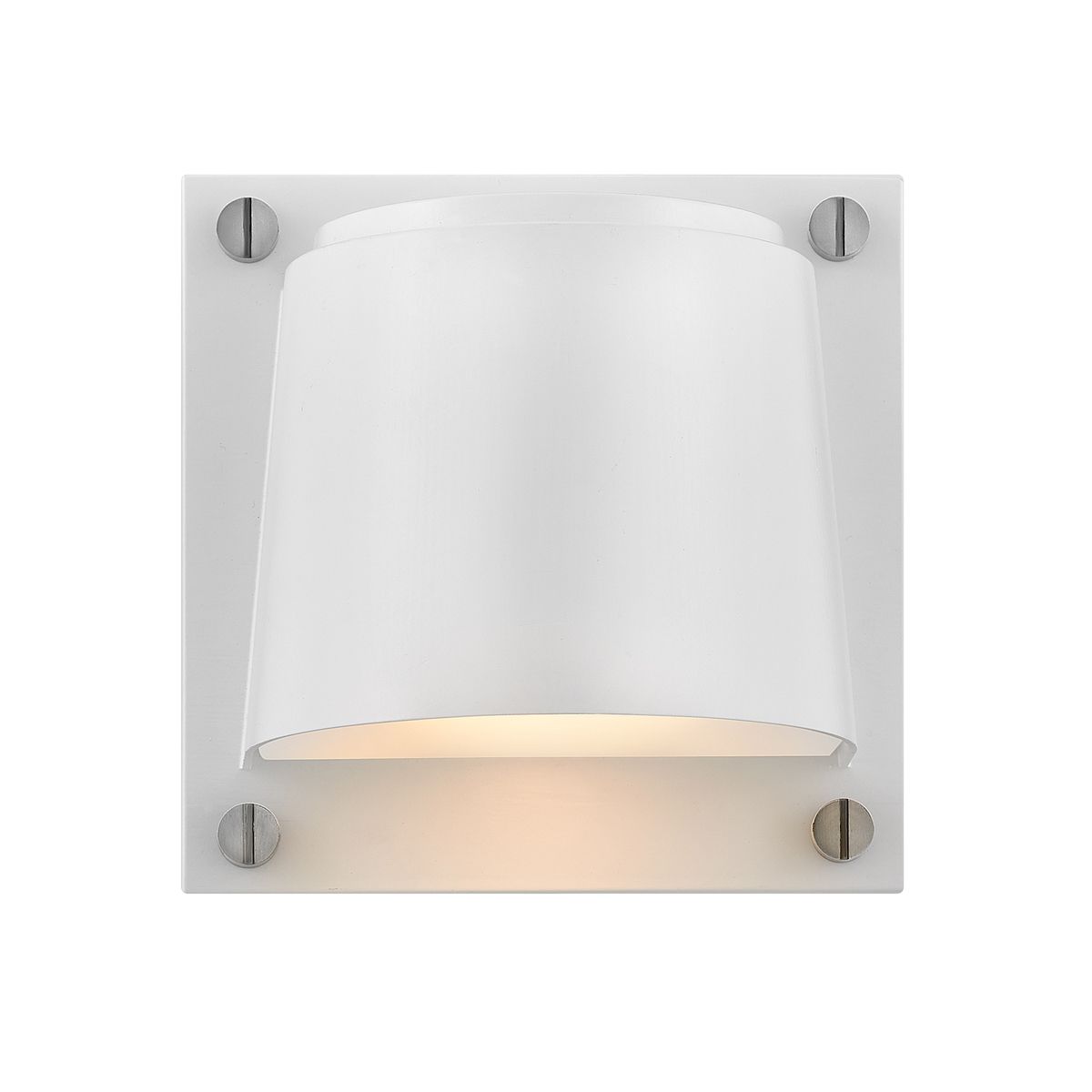 Hinkley Scout Outdoor Small Wall Light in Satin White