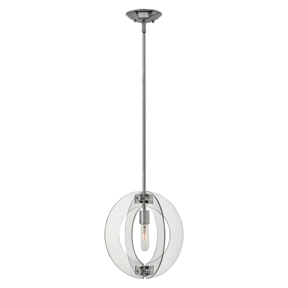 Hinkley Solstice Mini 1 Light Pendant Light in Polished Chrome