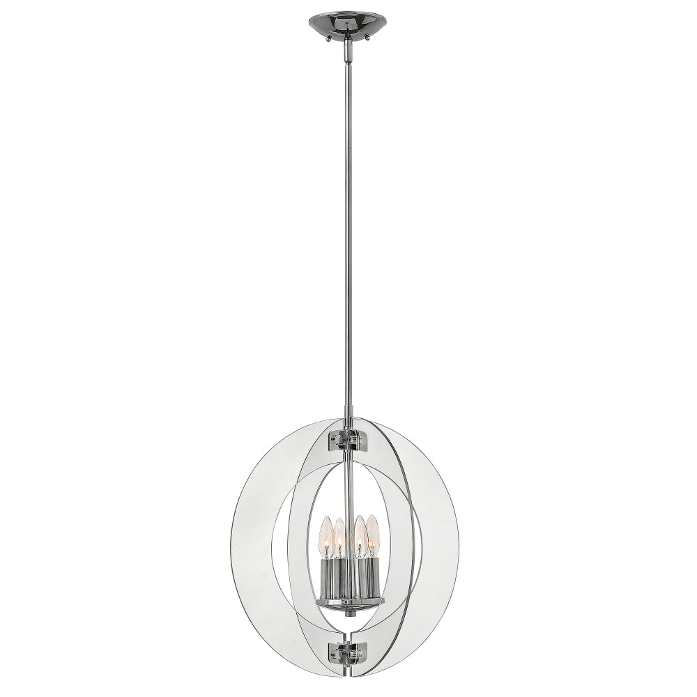 Hinkley Solstice 4 Light Chandelier in Polished Chrome