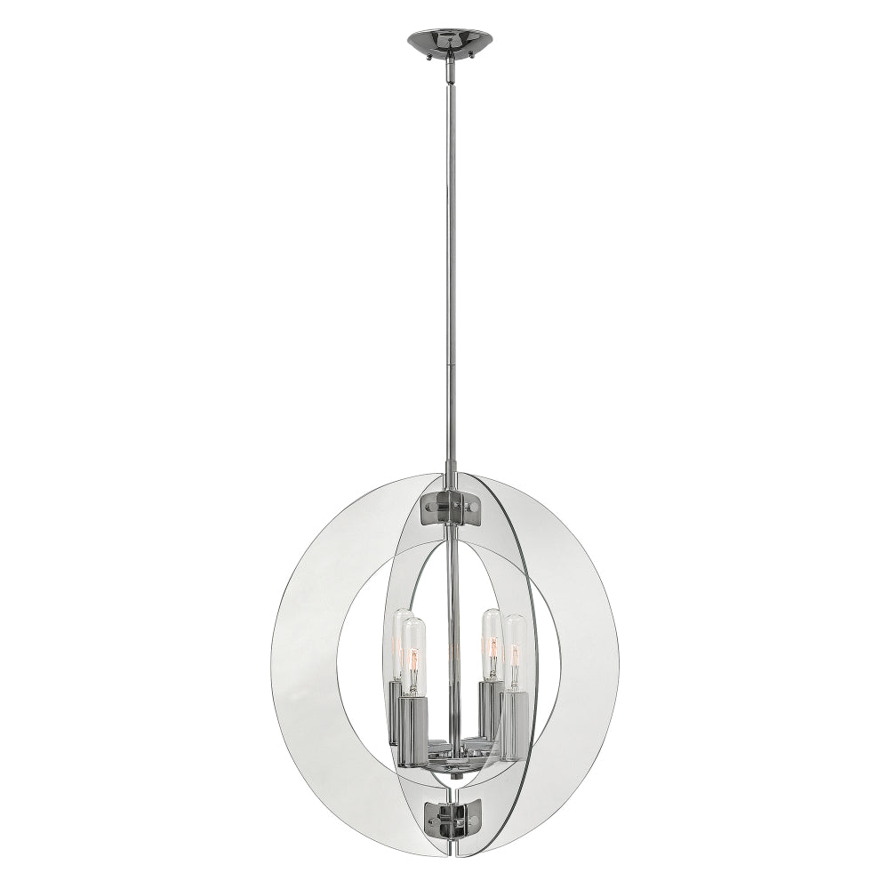 Hinkley Solstice 4 Light Chandelier in Polished Chrome