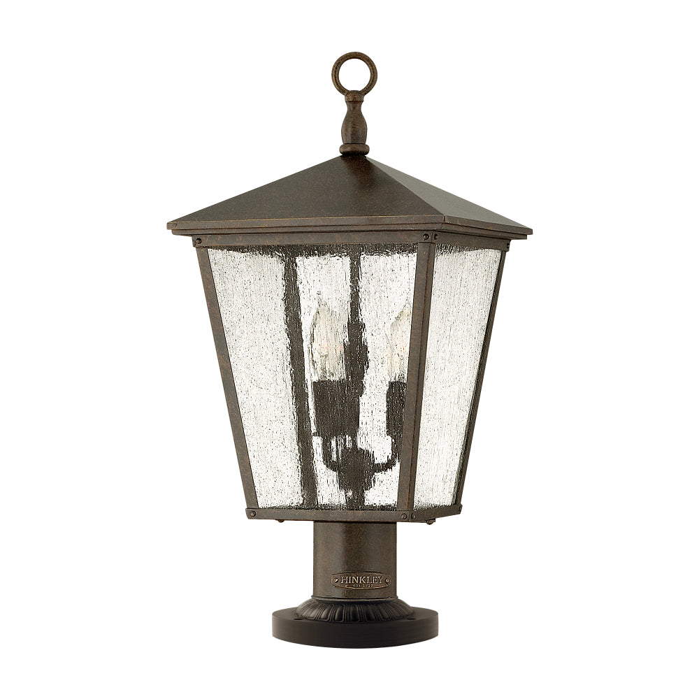 Hinkley Trellis Outdoor Pedestal in Regency Bronze