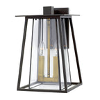 Hinkley Walker Large 2 Light Outdoor Wall Lantern in Buckeye Bronze