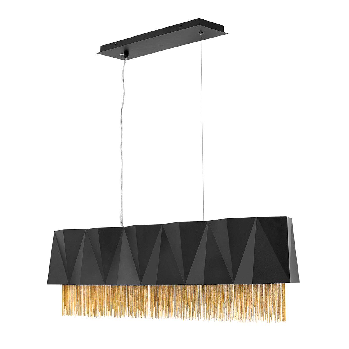Hinkley Zuma 6 Light Linear Pendant Light in Gold