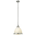 Hinkley Amelia Medium Pendant Light in Chrome with Opal Glass