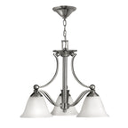 Hinkley Bolla 3 Light Ceiling Light in Brushed Nickel