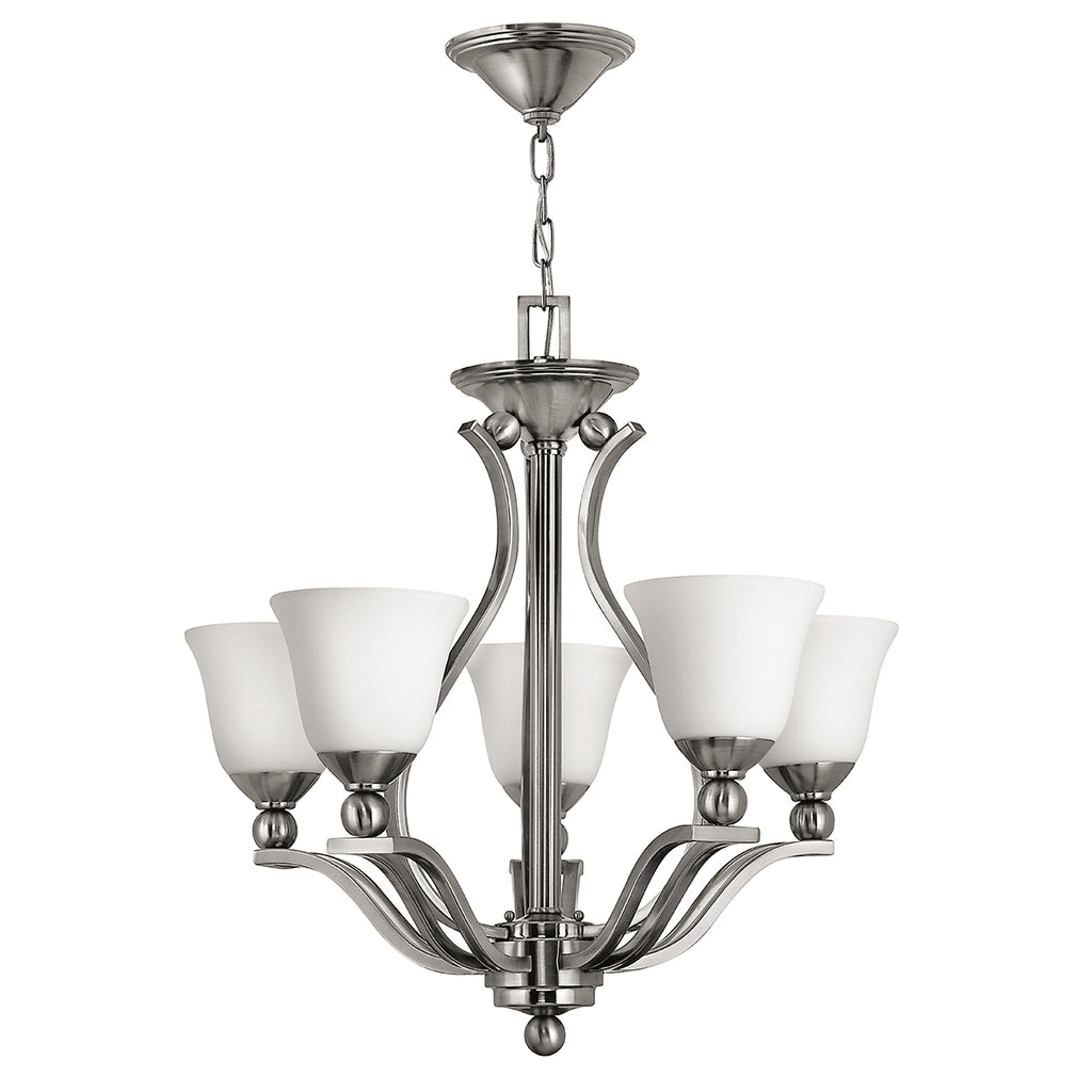 Hinkley Bolla 5 Light Ceiling Light in Brushed Nickel