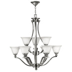 Hinkley Bolla 9 Light Ceiling Light in Brushed Nickel