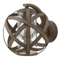 Hinkley Carson 1 Light Outdoor Wall Lantern in Vintage Iron