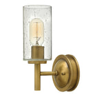 Hinkley Collier Wall Light in Heritage Brass