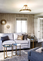 Hinkley Collier 4 Light Pendant Light in Heritage Brass