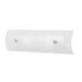 Hinkley Duet 2 Light Bathroom Wall Light in Polished Chrome