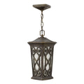 Hinkley Enzo 1 Light Outdoor Lantern in Autumn with Leaded Die Cast Aluminium