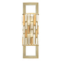 Hinkley Gemma 2 Light Rectangular Wall Light in Silver Leaf