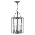 Hinkley Gentry Large 6 Light Pendant Light in Pewter