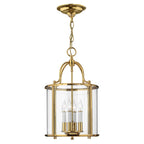 Hinkley Gentry Medium 4 Light Pendant Light in Polished Brass