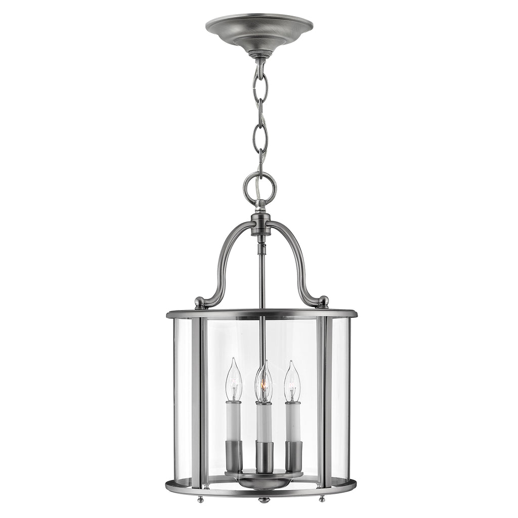 Hinkley Gentry Medium Pendant Light in Pewter
