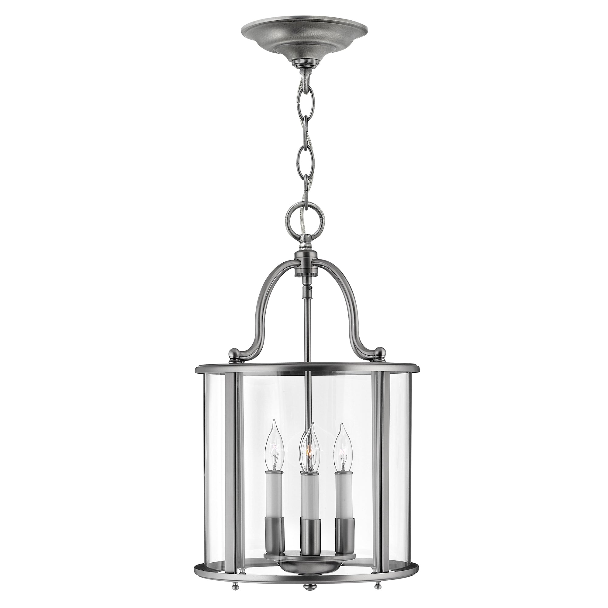 Hinkley Gentry Medium Pendant Light in Pewter