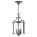 Hinkley Gentry Small 3 Light Pendant Light in Pewter