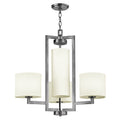 Hinkley Hampton 4 Light Chandelier in Antique Nickel