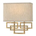 Hinkley Lanza 2 Light Wall Light in Brushed Bronze