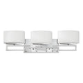 Hinkley Lanza 3 Light Bathroom Wall Light in Polished Chrome