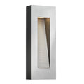 Hinkley Luna 2 Light Medium Outdoor Wall Light in Titanium Finish