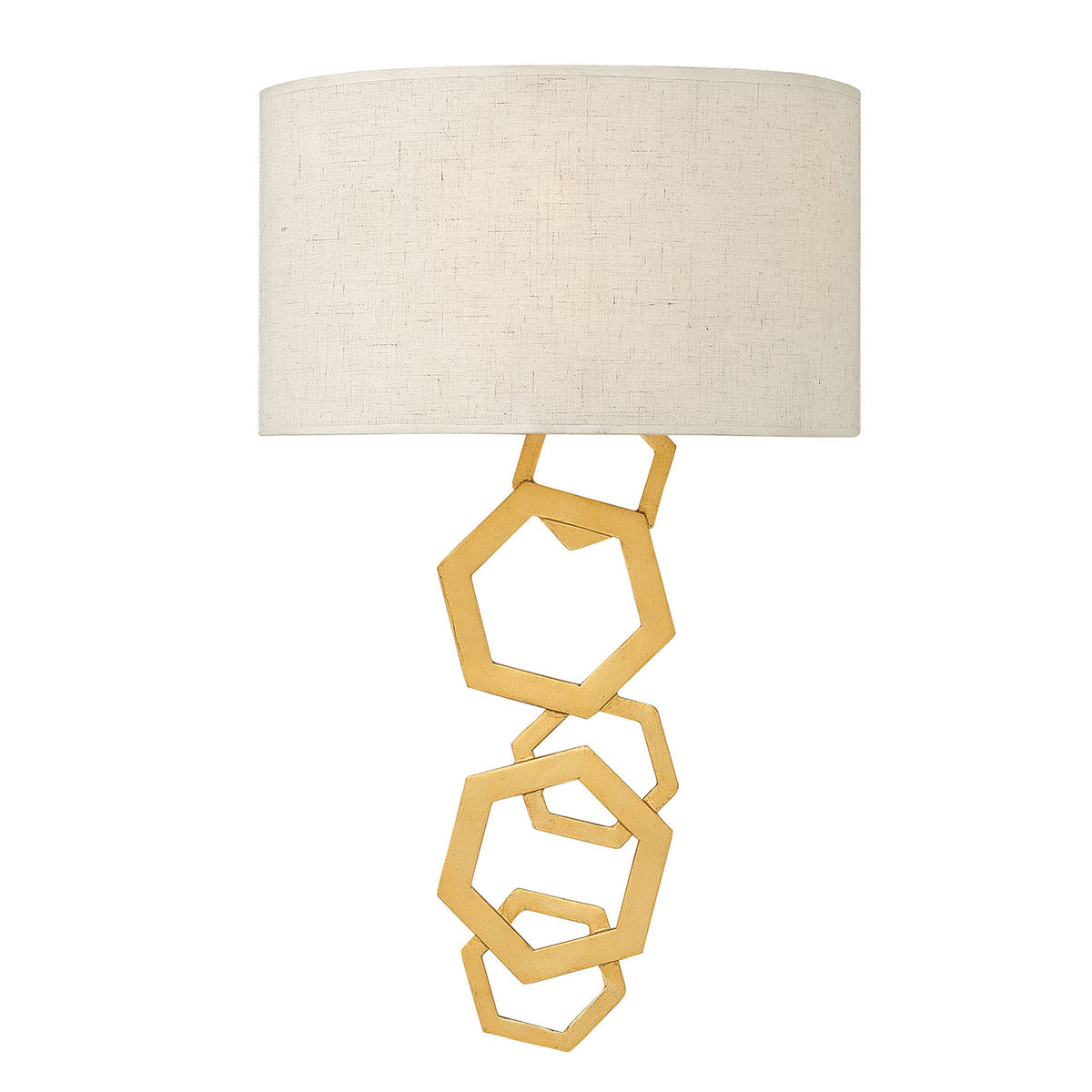 Hinkley Moxie 2 Light Wall Light in Sunset Gold