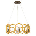 Hinkley Moxie 6 Light Pendant Light in Sunset Gold