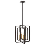 Hinkley Quentin 4 Light Chandelier in Buckeye Bronze