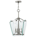 Hinkley Wingate Small 4 Light Pendant Light in Polished Antique Nickel