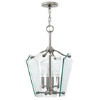 Hinkley Wingate Small 4 Light Pendant Light in Polished Antique Nickel