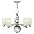 Hinkley Zelda 5 Light Pendant Light in Polished Nickel