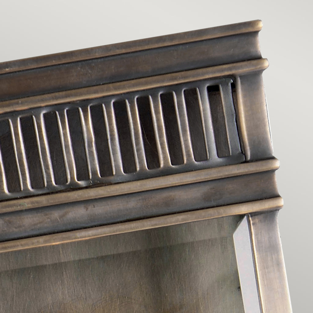Elstead Holborn Single Outdoor Coastal Wall Lantern in Dark Bronze