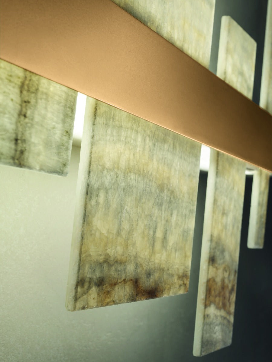 Masiero Honice Ceiling Large 80cm Pendant 89W  15500lm Matt Gold HONICE-S80-V99