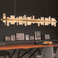 Masiero Honice Ceiling Large 200cm Bar Pendant 65W 11600lm Matt Gold HONICE-S200-V99
