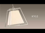 Hudson Valley Kyle Pendant Light in Polished Nickel