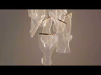 Schuller Velos Cluster Pendant Light in Rose Gold