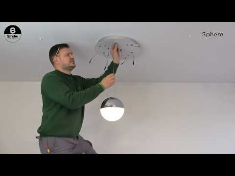 Schuller Sphere 55 Light Cluster Pendant Light with Multicoloured with Bluetooth Control
