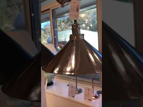 Elstead Provence 1 Light Rise and Fall Pendant Light in Aged Brass