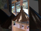 Elstead Provence 1 Light Rise and Fall Pendant Light in Aged Brass