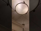 Hinkley Harper Medium 3 Light Semi Flush Ceiling Light in Heritage Brass