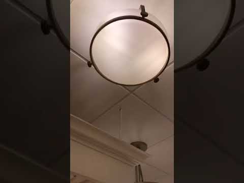 Hinkley Harper Medium 3 Light Semi Flush Ceiling Light in Heritage Brass