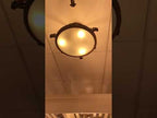 Hinkley Collier 4 Light Semi Flush Ceiling Light in Heritage Brass