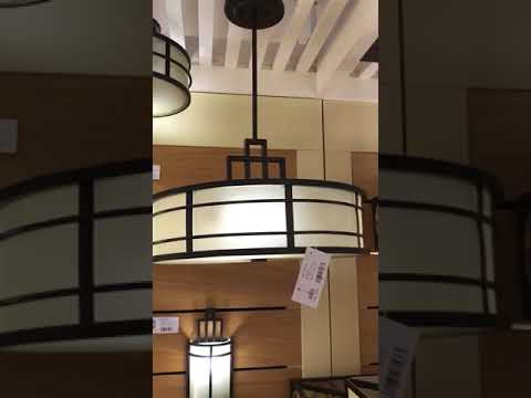 Feiss Fusion 3 Light Pendant Light in Grecian Bronze