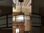 Feiss Fusion 3 Light Pendant Light in Grecian Bronze