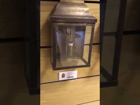 Elstead Victoria Outdoor Coastal Wall Lantern in Solid Brass