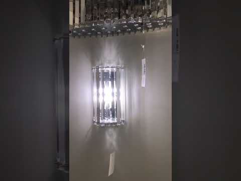Kichler Crystal Skye 2 Light Wall Light in Chrome