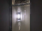 Kichler Crystal Skye 2 Light Wall Light in Chrome